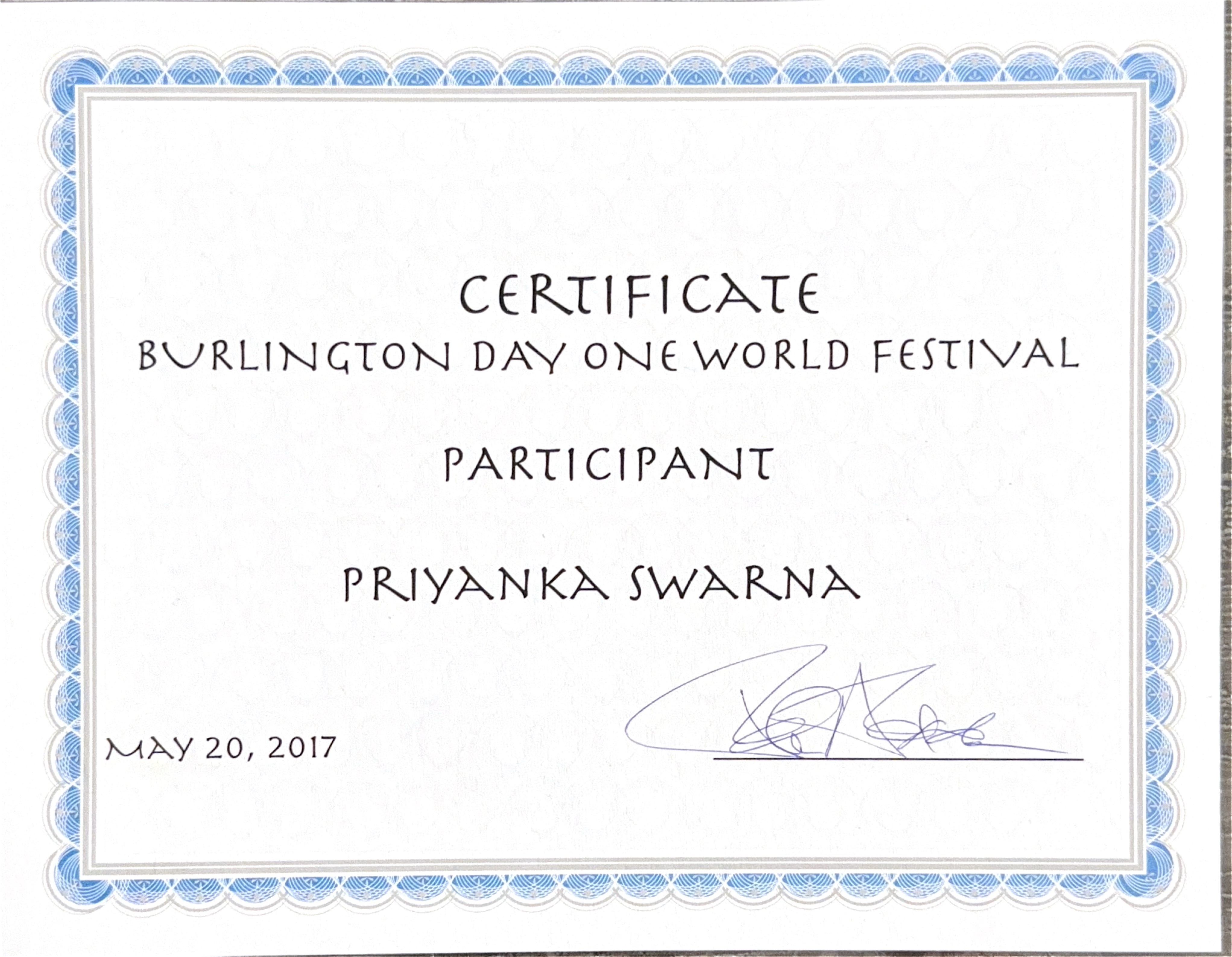 One World Festival Recital Thumbnail